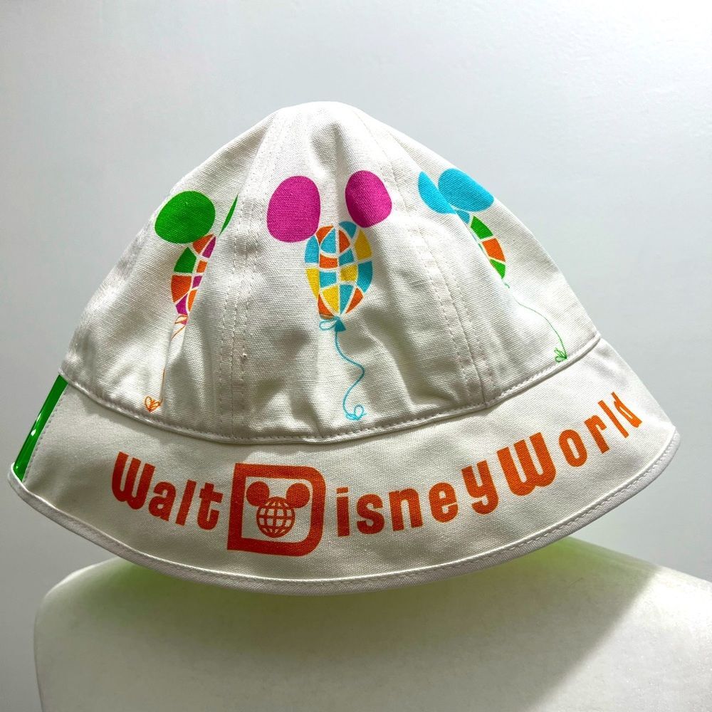 Walt Disney World Vault Collection Bucket Hat With Green Visor 50th NWT OS WDW